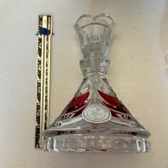 Anna Hutte pair of vintage lead crystal candlesticks in box. NIB. German made. - Picture 2 of 6